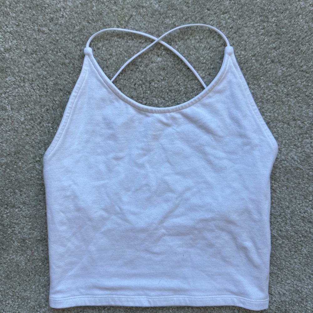 American Eagle Outfitters White Tank Top